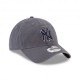 New Era Cappellino Ny 9 Twenty Grigio Uomo