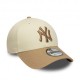 New Era Cappellino 9Forty Ny Color Block Beige Uomo