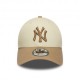 New Era Cappellino 9Forty Ny Color Block Beige Uomo