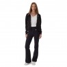 Ea7 Felpa Con Cappuccio Full Zip Core Nero Donna