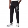 Ea7 Pantaloni Con Polsino Core Big Logo Nero Uomo