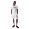 Ea7 Shorts Core Big Logo Bianco Uomo