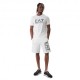 Ea7 Shorts Core Big Logo Bianco Uomo