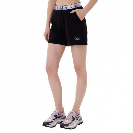 Ea7 Shorts Natural Ventus Nero Donna