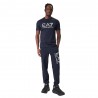 Ea7 T-Shirt Big Logo Blu Uomo