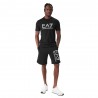 Ea7 T-Shirt Big Logo Nero Uomo