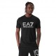 Ea7 T-Shirt Big Logo Nero Uomo