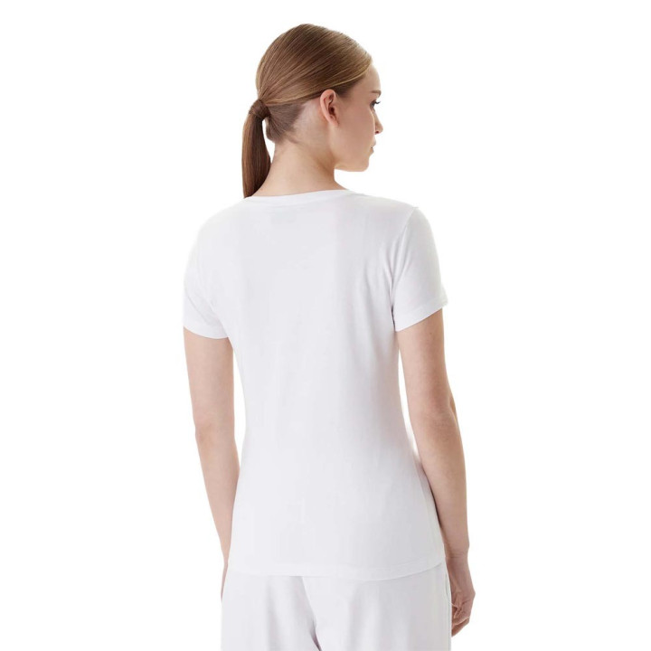 Ea7 T-Shirt Logo Core Bianco Donna