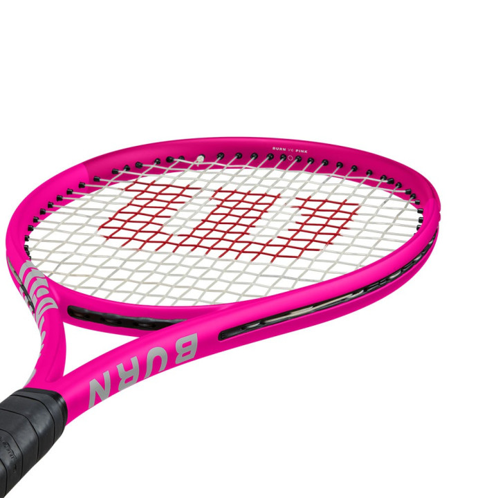 Wilson Burn V6 100S Metallic Rosa - Racchetta Tennis Bambino