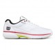 Wilson Tennis Rush Lite 5 Clay Bianco Nero Infrared - Scarpe Tennis Uomo