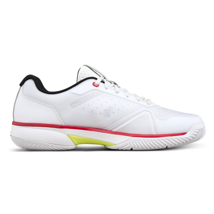 Wilson Tennis Rush Lite 5 Clay Bianco Nero Infrared - Scarpe Tennis Uomo