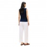 Tommy Hilfiger Canotta Rib Blu Donna