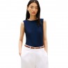 Tommy Hilfiger Canotta Rib Blu Donna