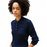 Tommy Hilfiger Polo Treccia Blu Donna