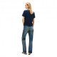 Tommy Hilfiger T-Shirt Script Blu Donna