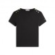 Tommy Hilfiger T-Shirt Oro Button Nero Donna