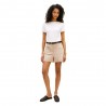 Tommy Hilfiger T-Shirt Oro Button Bianco Donna