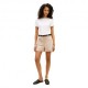 Tommy Hilfiger T-Shirt Oro Button Bianco Donna
