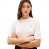 Tommy Hilfiger T-Shirt In Maglia Bianco Donna