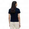 Tommy Hilfiger Polo Oro Button Blu Donna