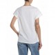 Replay T-Shirt Logo Bianco Donna