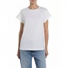 Replay T-Shirt Logo Bianco Donna