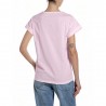 Replay T-Shirt Logo Rosa Donna