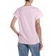 Replay T-Shirt Logo Rosa Donna