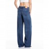 Replay Jeans Palazzo Blu Scuro Donna