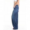 Replay Jeans Palazzo Blu Scuro Donna