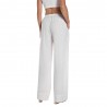 Replay Pantaloni Lino Bianco Donna