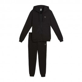 Full Zip Con Cappuccio nero