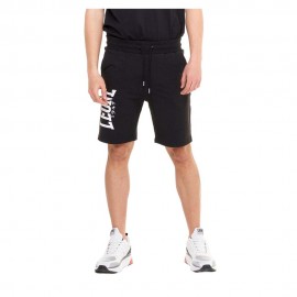 Leone Shorts Sportivi Big Logo Nero Uomo