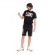 Leone Shorts Sportivi Big Logo Nero Uomo