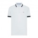 Sun 68 Polo Big Stripe Bianco Uomo