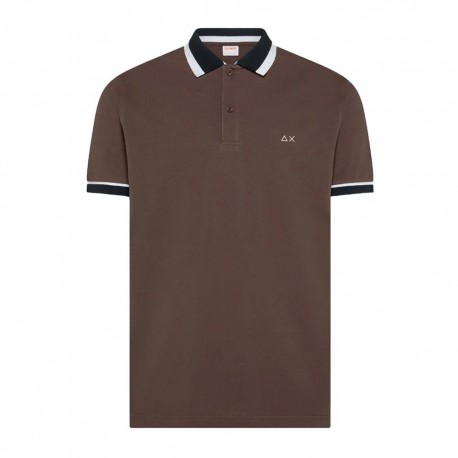 Sun 68 Polo Multistripe Moro Uomo