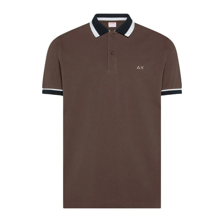 Sun 68 Polo Multistripe Moro Uomo