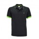 Sun 68 Polo Small Stripe Fluo Nero Uomo