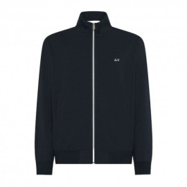 Sun 68 FELPA CON CERNIERA Piquet Blu Uomo