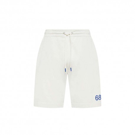 Sun 68 SHORTS Logo Fluo Bianco Uomo