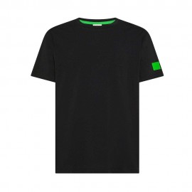 Sun 68 T-Shirt Logo Manica Nero Uomo