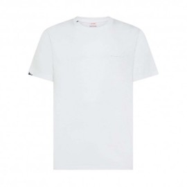 Sun 68 T-Shirt Logo Bianco Uomo
