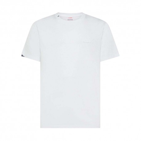 Sun 68 T-Shirt Logo Bianco Uomo