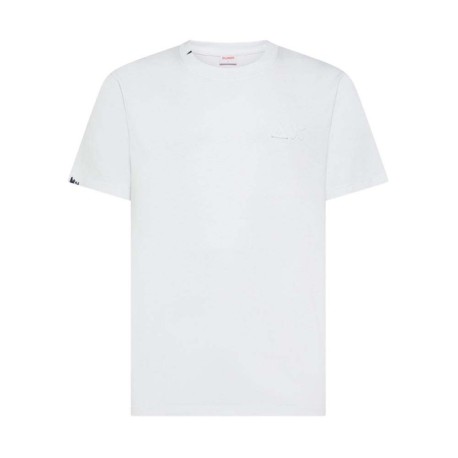 Sun 68 T-Shirt Logo Bianco Uomo