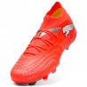 Puma Future 9 Match Fg Ag Rosso Grigio - Scarpe Calcio Uomo