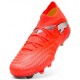 Puma Future 9 Match Fg Ag Rosso Grigio - Scarpe Calcio Uomo