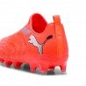 Puma Future 9 Match Ll Fg Ag Rosso Grigio - Scarpe Calcio Bambino