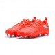 Puma Future 9 Play Fg Ag Rosso Grigio - Scarpe Calcio Bambino