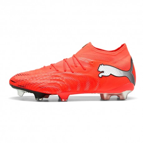 Puma Future 9 Ultimate Fg Rosso Bianco - Scarpe Calcio Uomo
