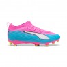 Puma Ultra 6 Match Fg Ag Fucsia Turchese - Scarpe Calcio Bambino